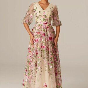 AW Bridal: Floral Dress